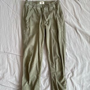 Marine Layer Green Cargo Pant